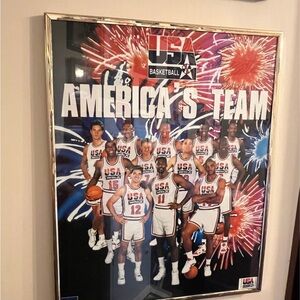 USA Basketball Americas Team 1992 Framed Dream Team Photos
